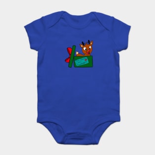 Too Santa, Luv Rudolph Baby Bodysuit